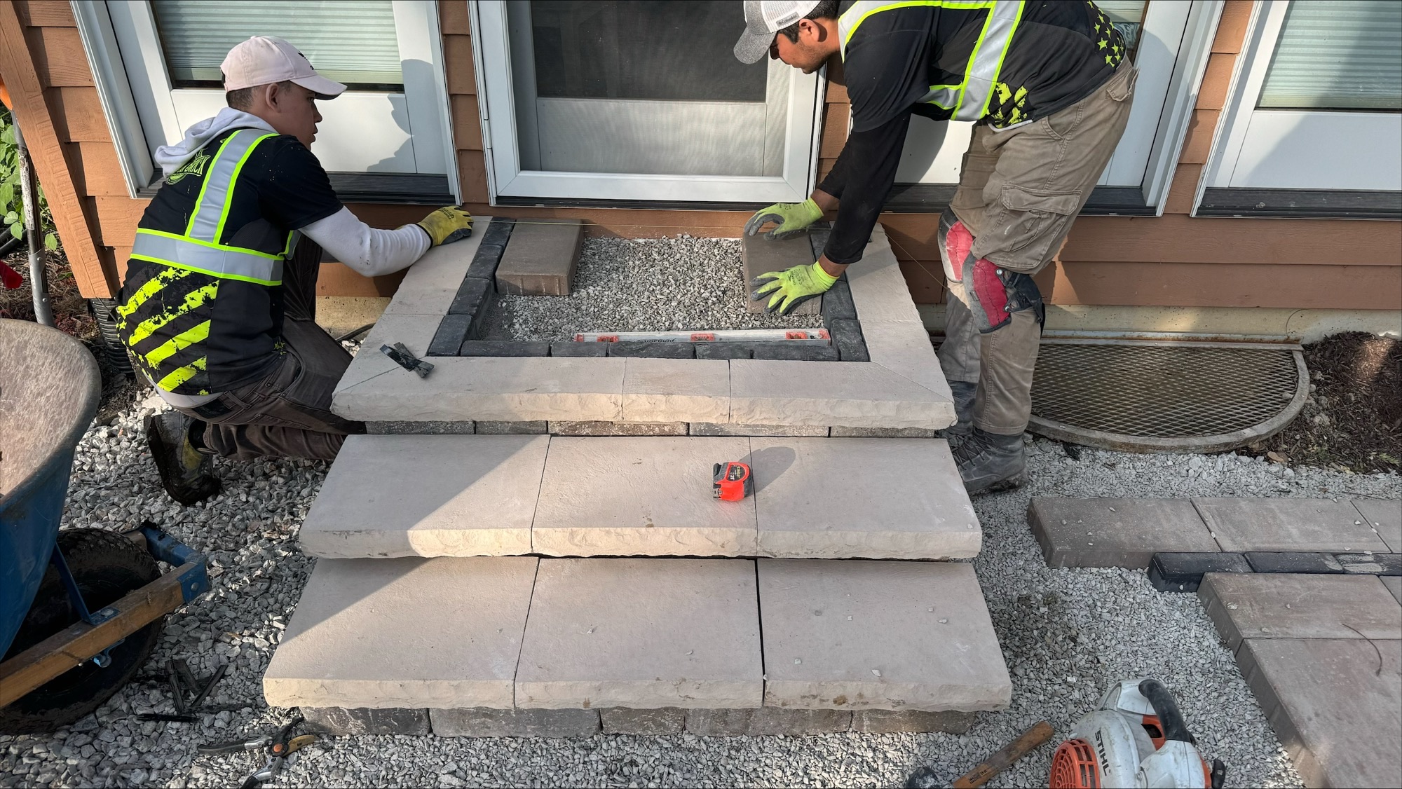 Enhancing Outdoor Spaces With Artistic Steps: The Art of Mission Brick Paving in Plainfield, IL