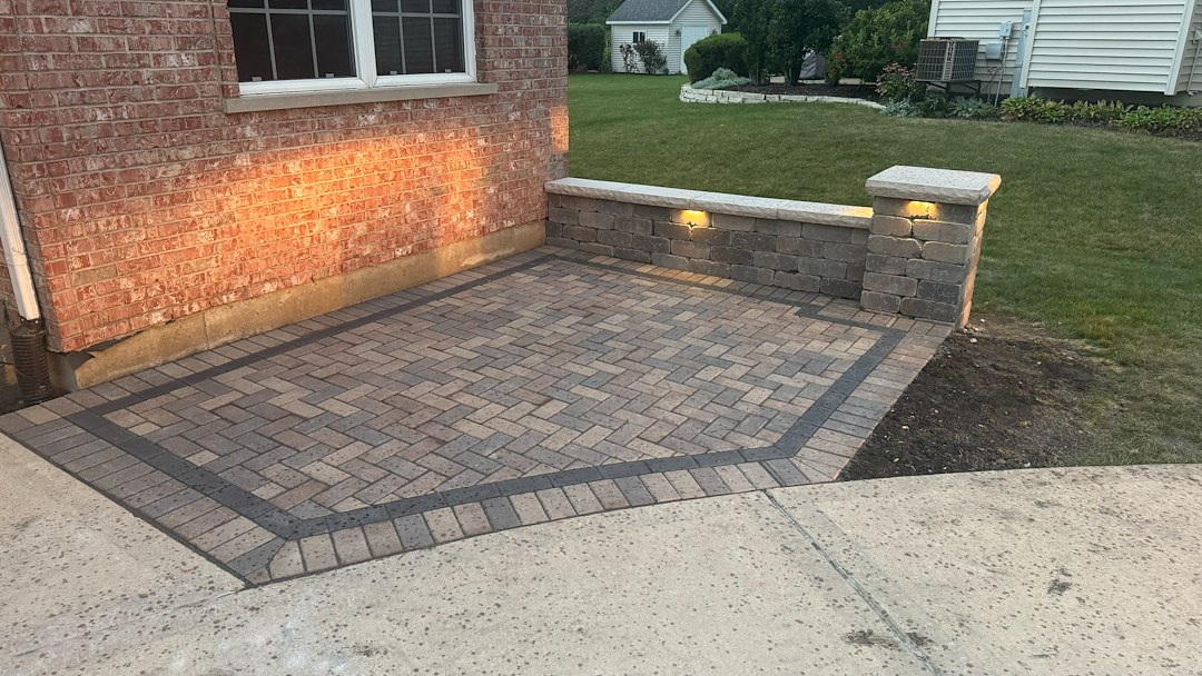 Transforming Curb Appeal: A Stunning Brick Paver Patio in Oswego, IL Thumbnail