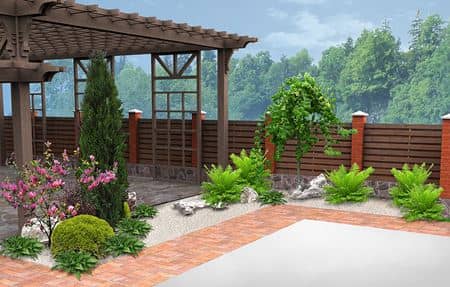 Paver Courtyard